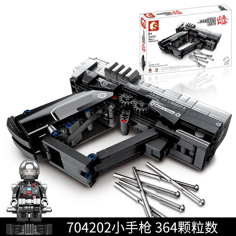 SEMBO 704202 364 шт MOC Technic серии строительные блоки странствующая земля маленький
