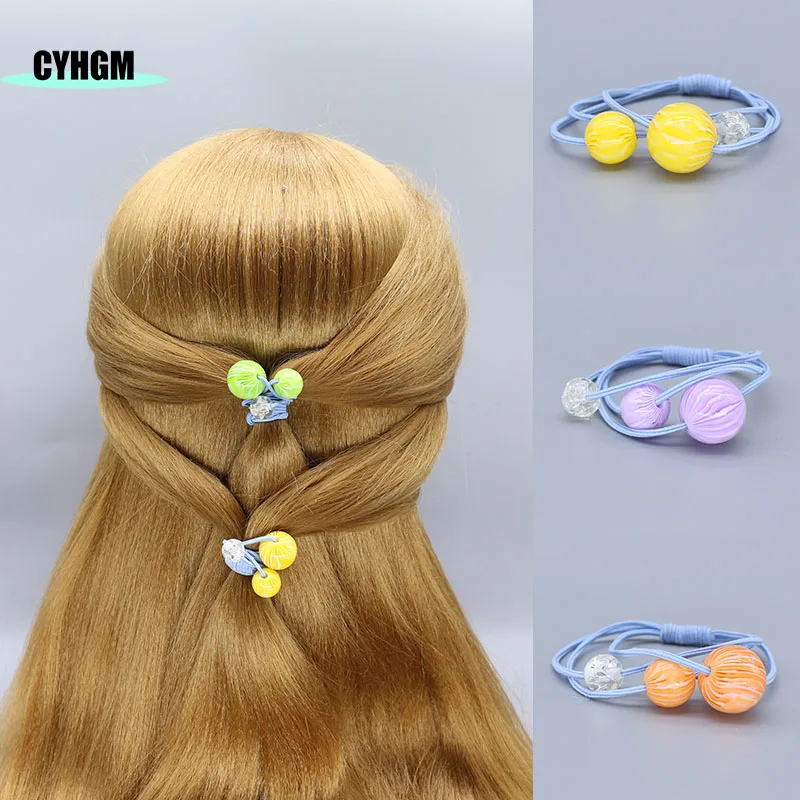 CYHGM нарисованной длинноволосой девочкой Галстуки волос резинка для scrunchies