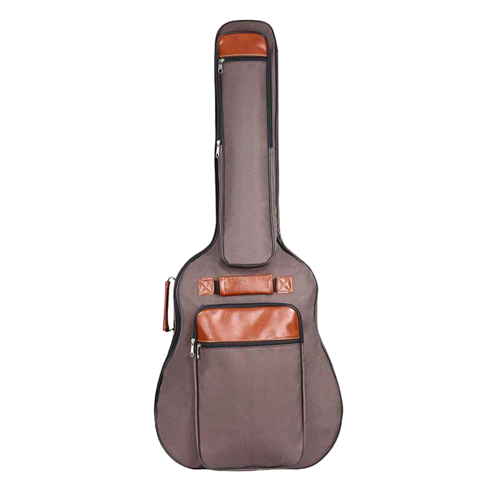 

41" Acoustic Guitar Bag Oxford Cloth Soft Case Double Shoulder Strap Travel