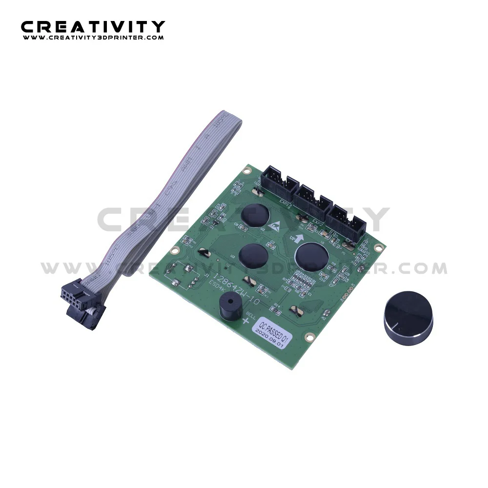 3D Printer Parts Ender3 12864 LCD Screen Display RAMPS Smart Blue Control Panel Board with Cable Accessories for Ender 3/CR-10 | Компьютеры