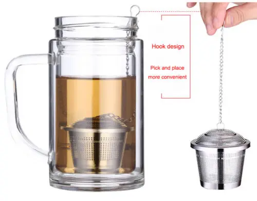 Нержавеющая сталь Чай Infuser ситечко для раковины шар из сетчатого материала с