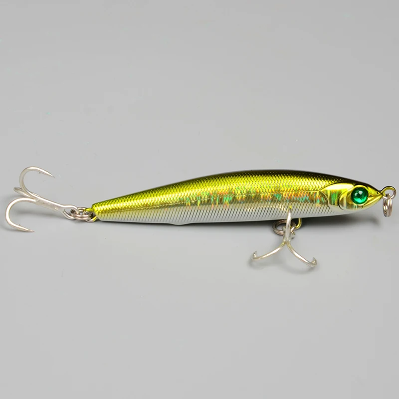 

Sinking Plastic Fishing Bait 8 g/78mm Pencil Lure Crankbait Freshwater Bass Tackle Wobblers Isca Artificial Pesca BKK Hooks
