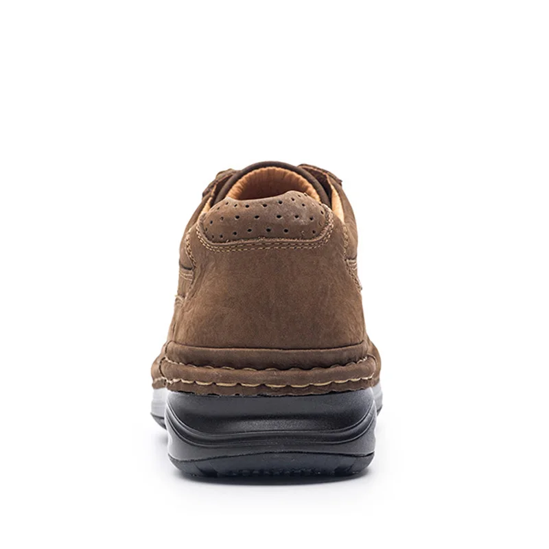 Ботинки из натуральной кожи Мужская Осенняя обувь на шнуровке Уличная