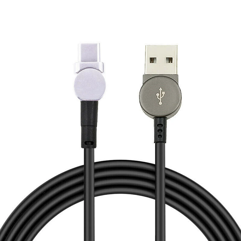 180 Вращение магнитное кольцо зарядный кабель Универсальный для iPhone Android Type C LFX