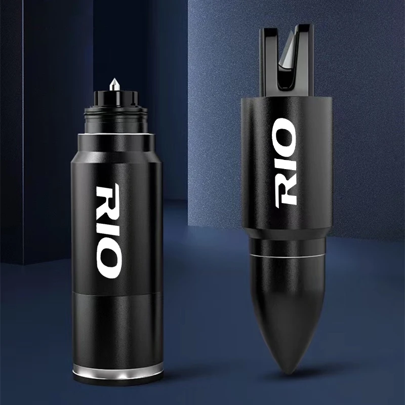 

For KIA RIO Car Safety Hammer Auto Emergency Glass Window Breaker Seat Belt Cutter Life-Saving Escape Car Emergency Tool