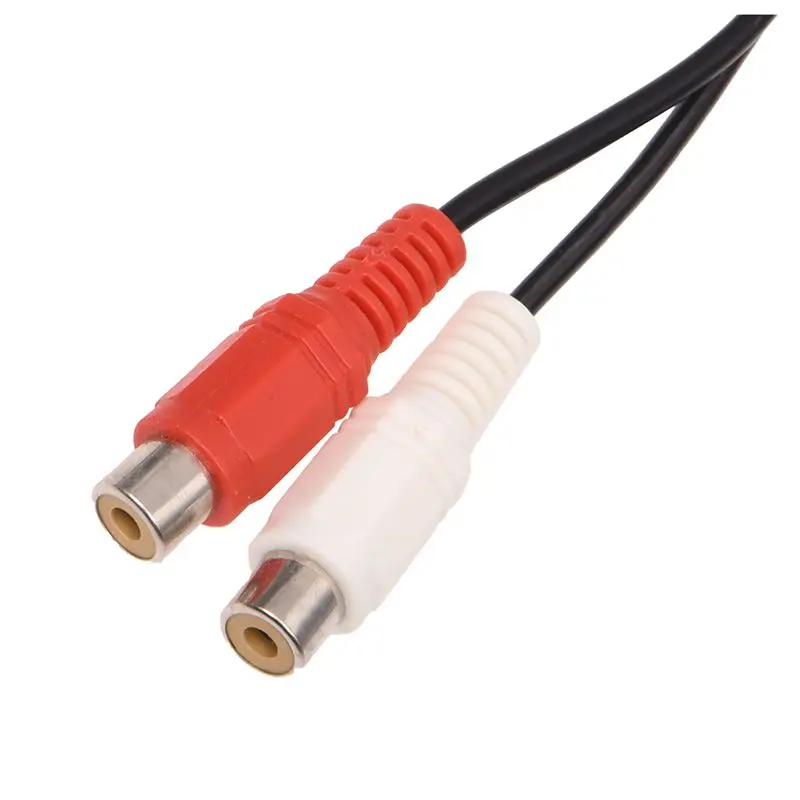 3 5 мм стерео адаптер для наушников чтобы 2 соединителя гнезда типа RCA o кабель