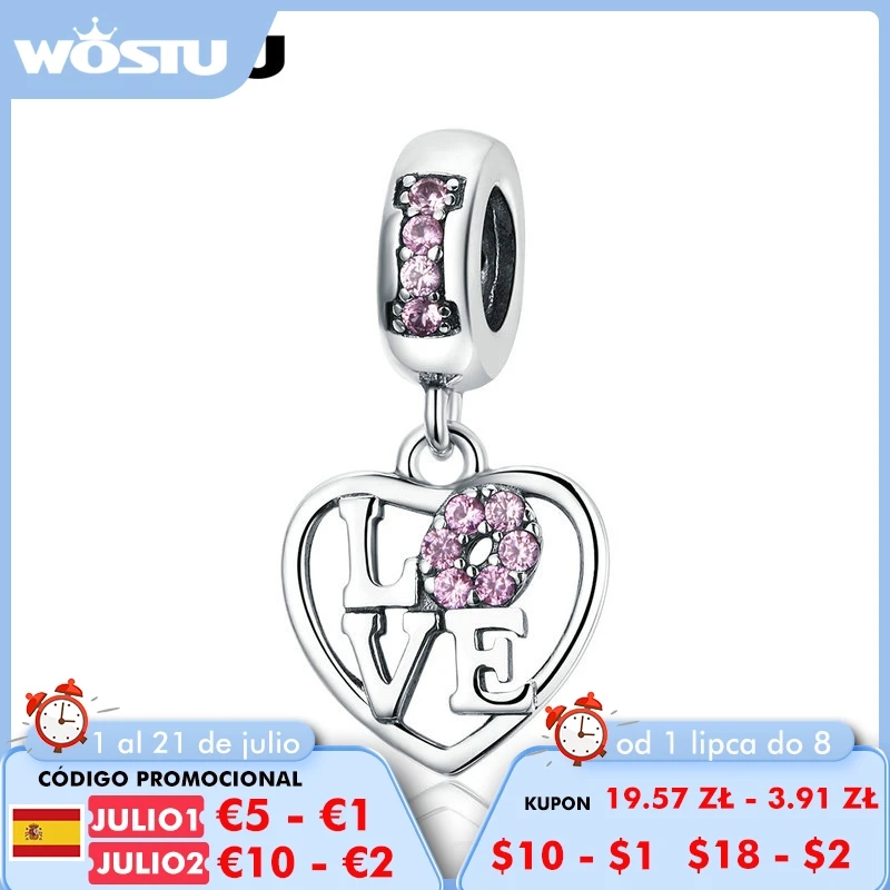 Женский браслет из серебра 925 пробы с подвеской|Ювелирные шармы| |