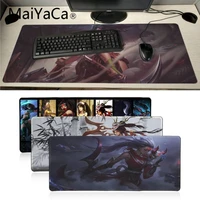 maiyaca akali blood moon wallpapers rubber pad to mouse game gaming mouse pad large deak mat 900x400mm for overwatchcs go