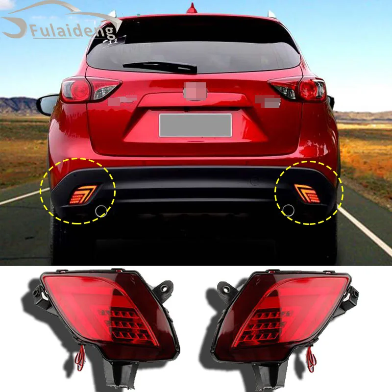 Для Mazda CX-5 CX5 2012 2013 2014 2015 2016 модифицисветодиодный задние противотуманные фары