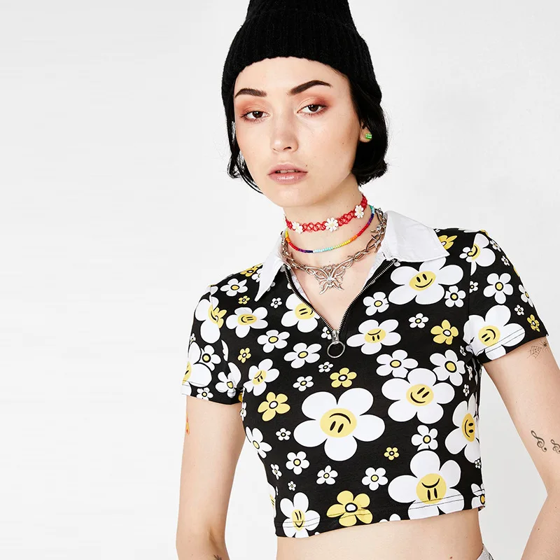 Женские велосипедные шорты с принтом смайлика летние облегающие высокой талией