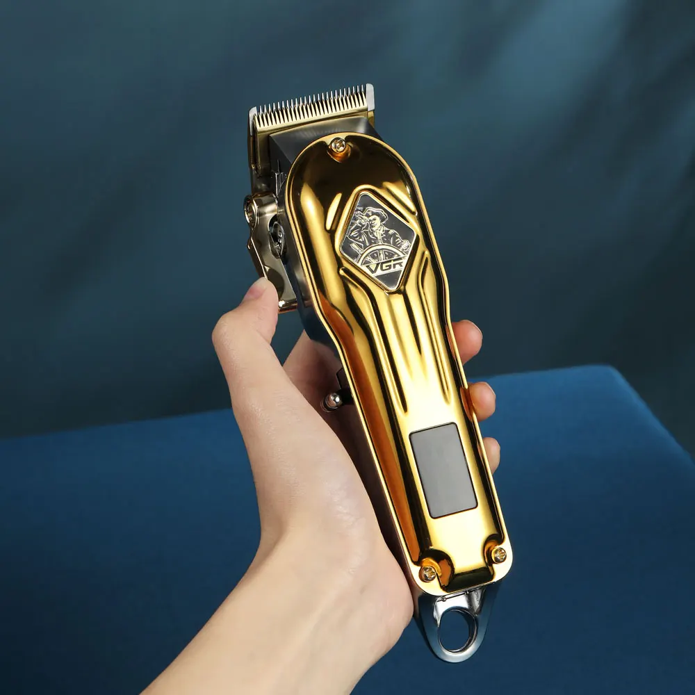 

VGR Hair Clipper Mens Beard Trimmer Professional Barber Hair Trimmer For Men Electric Hair Cutting Machine Rechargeable Hair Cut