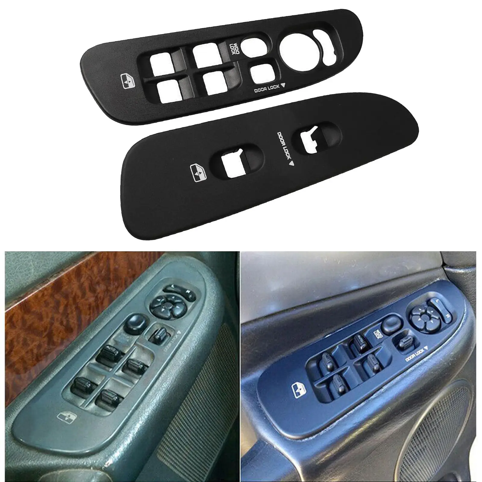 

2x Window Lock Switch Panel Left + Right for Ram 1500-3500 02-10