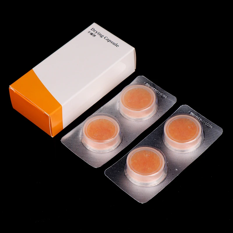 

4Pcs Hearing Aid Drying Capsules Desiccant Dehumidifier Drying Pallet for BTE Drying Capsules Earphones
