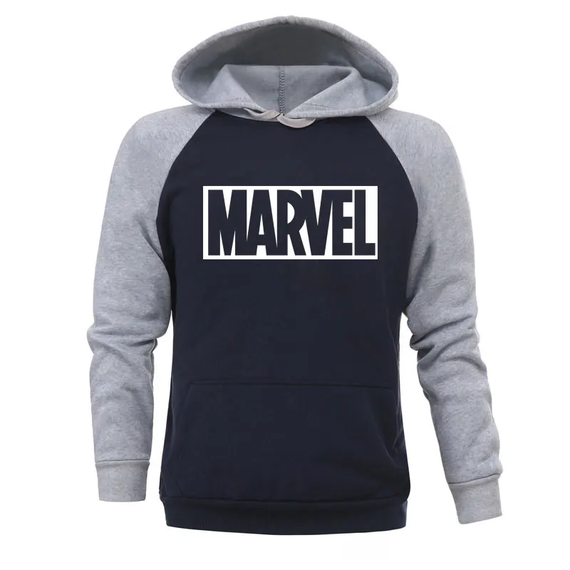 Универсальная Толстовка marvel в стиле хип-хоп уличная одежда толстовка для