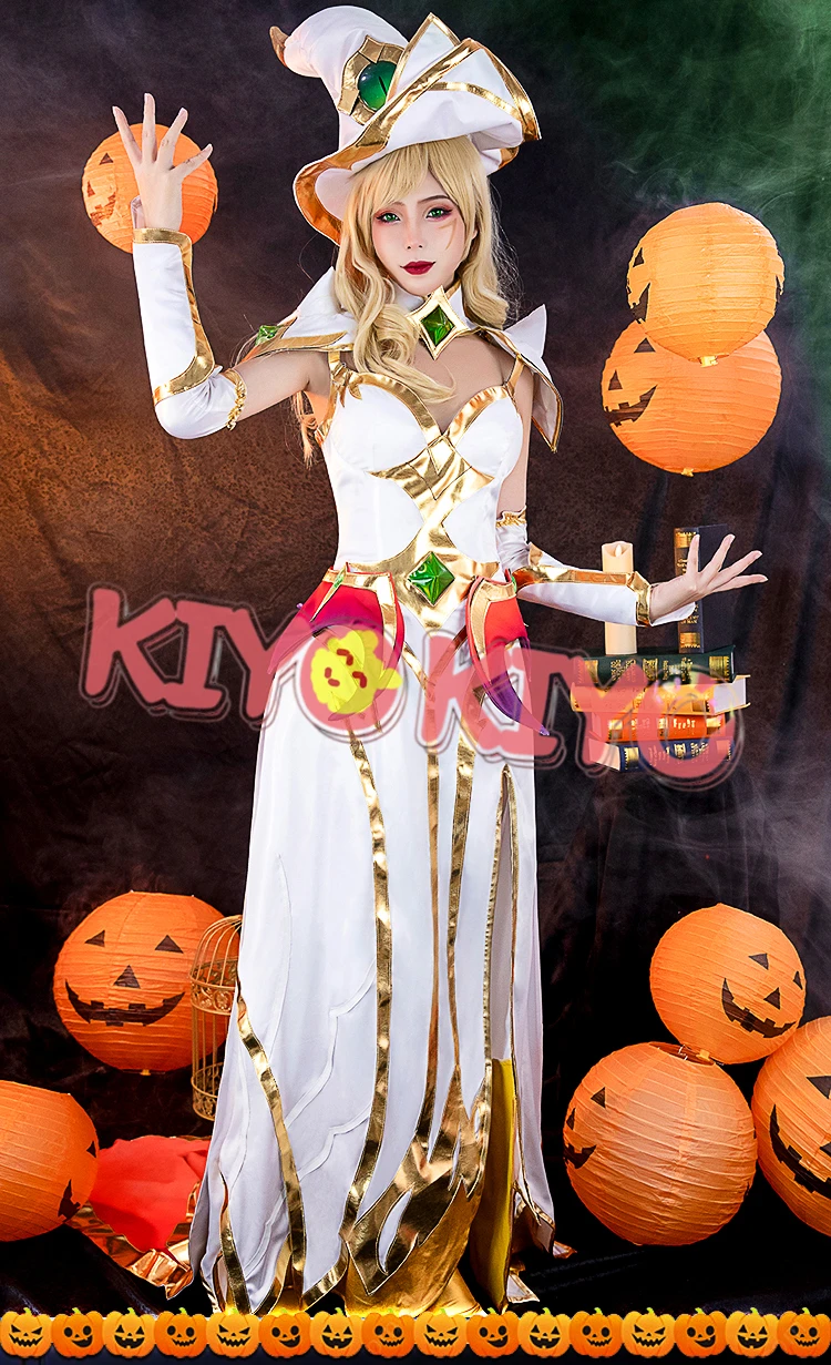 

Искусственная Игра LOL Morgana Опавшая новая кожа Косплей костюмы вечевечерние НКА Хэллоуин платье сексуальная униформа для женщин