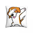 Чехол Beagle подушка в виде щенка, Забавный чехол, забавный, в стиле хип-хоп, танцевальный Dab, с собакой, декоративный чехол, чехол на молнии, летний чехол