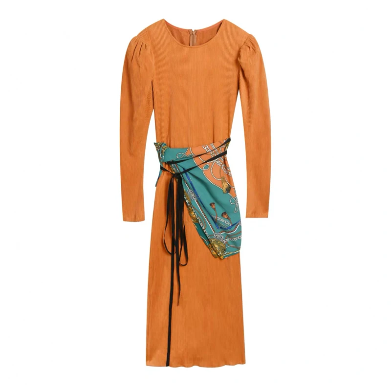 

Autumn Womens Boho Maxi Floral long Dress casual Long Sleeve Dress Elegant Holiday Beach Sundress Party