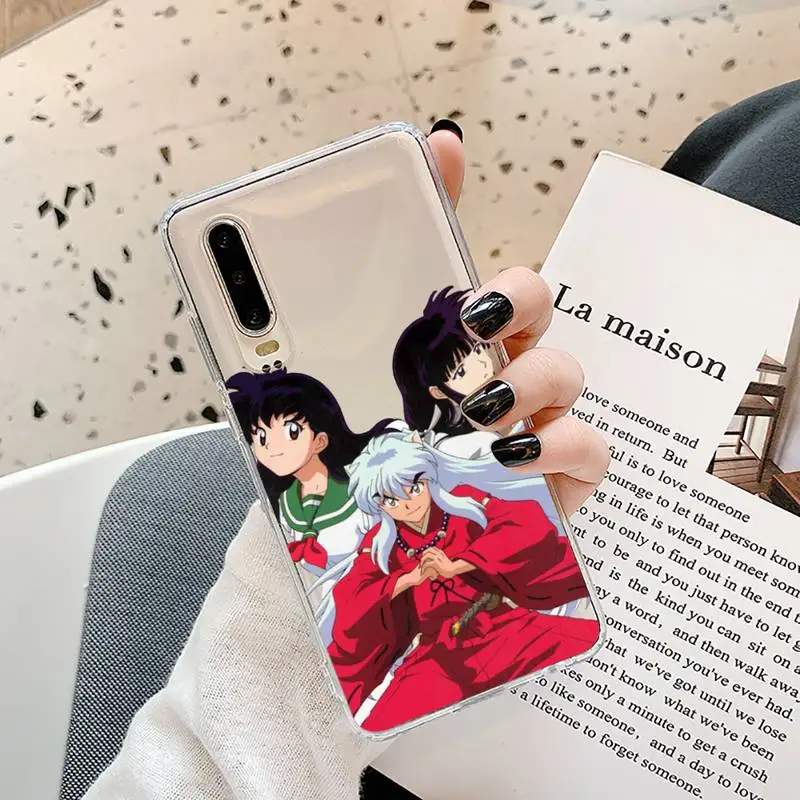 

Anime Inuyasha Higurash Phone Case Transparent for Samsung A71 S9 10 20 HUAWEI p30 40 honor 10i 8x xiaomi note 8 Pro 10t 11