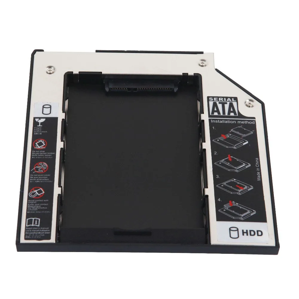 

with Bezel Panel 2nd SATA 2.5" Hard Drive HDD SSD Optical Caddy for IBM Lenovo ThinkPad T410si T410i T420s T420si T430s T430si