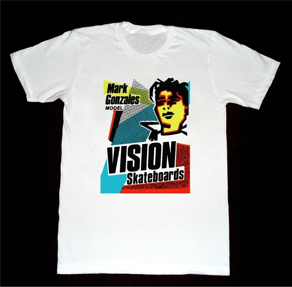 Gonz Vision футболка 65 Mark Gonzales Street Ware Gator винтажный скейтборд подарок забавная
