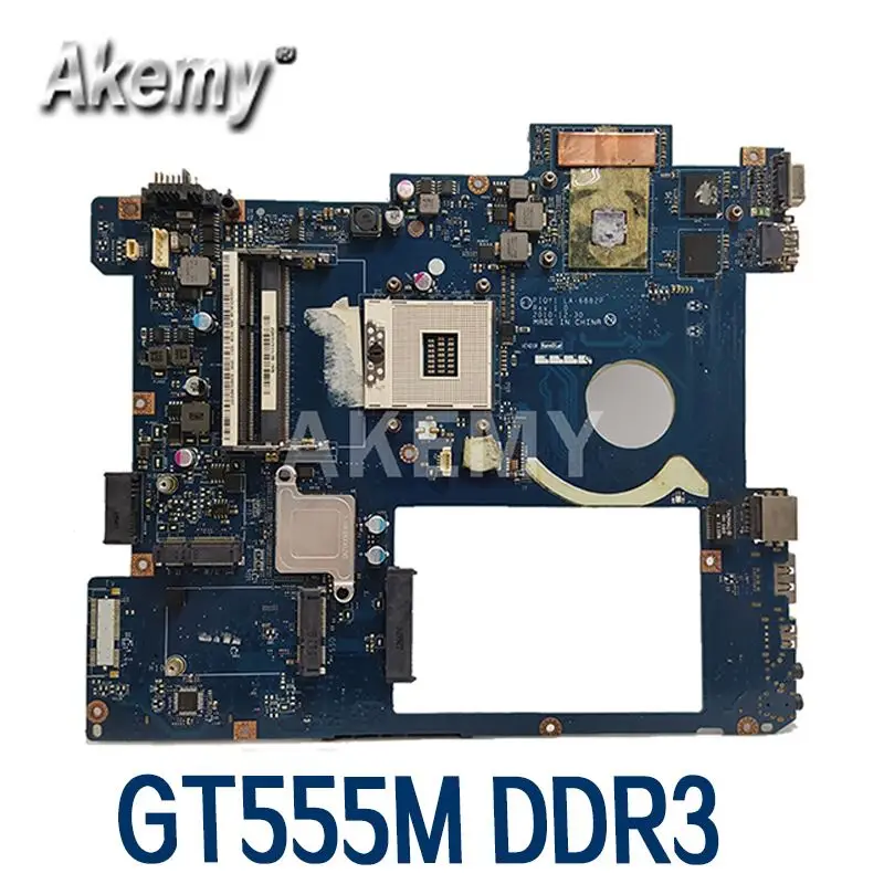 PIQY1 LA 6882P материнская плата для ноутбука Lenovo Y570 HM65 DDR3 GT555M GPU i3 i5 i7