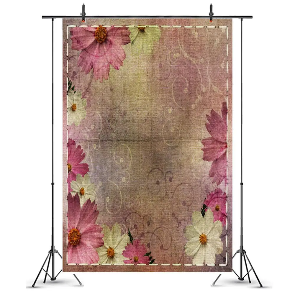 

Vintage Damask Flowers Pattern Wall Bokeh Photography Backdrops Photozone Photo Backgrounds Baby Doll Portrait Photophone