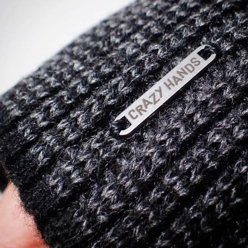 Именные этикетки на заказ металлические именные таблички для одежды ювелирные