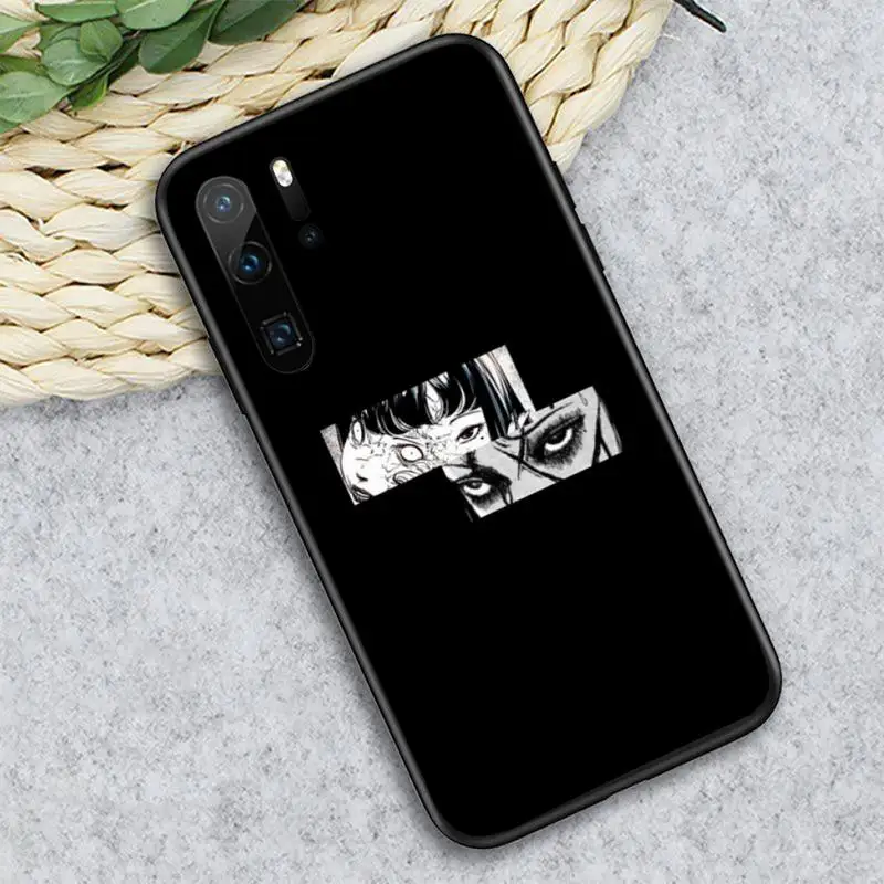 

Japanese Horror Manga Aesthetic art Phone Case For Huawei honor Mate P 10 20 30 40 i 9 8 pro x Lite smart 2019 nova 5t