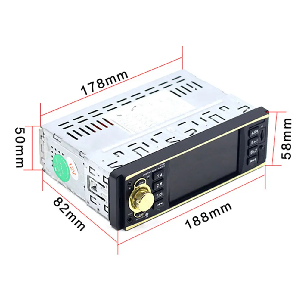 VCACA 4 1 дюймовый автомобильный мультимедийный плеер Bluetooth Автомобильный MP5 FM/AUX/TF/USB