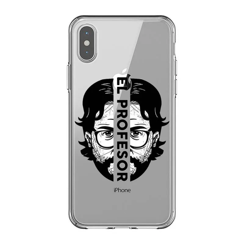 Salvador Dali Movie Money Heist The House of Paper La Casa De Papel Soft TPU Case For iPhone11 Pro Max X XR XS 8 7 6 Plus 5 | Мобильные