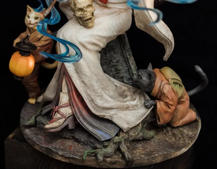 Набор для гаража белая форма из смолы ручной работы WF2020 зимняя маленькая скраб