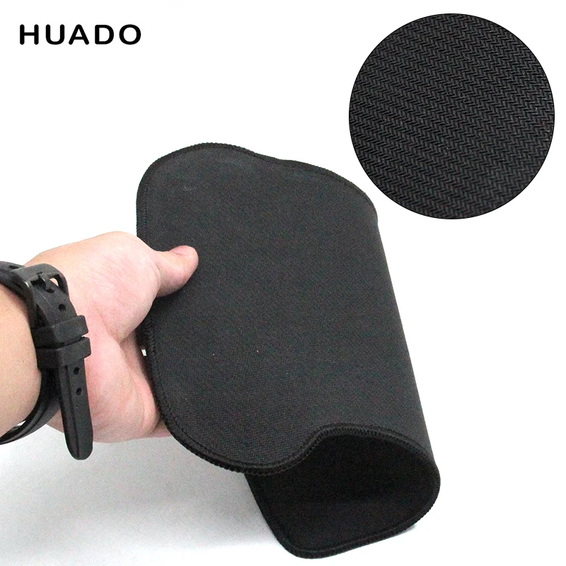 

Black Mouse Pad with Wrist Rest Different Shape Soft Non Slip Rubber Base Ergonomic Design for PC Computer Office