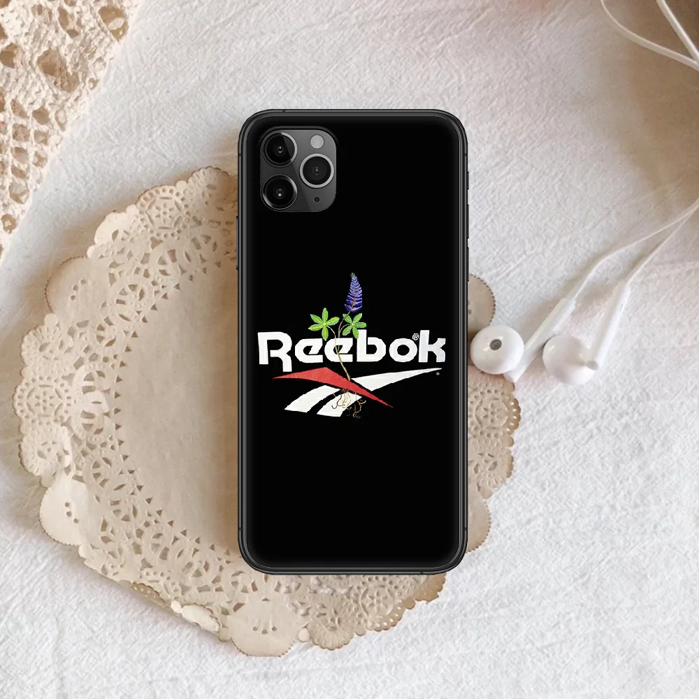 

Sport Brand R-Reeboks Phone Case Cover Hull For iphone 5 5s se 2020 6 6s 7 8 12 mini plus X XS XR 11 PRO MAX black Shell Tpu