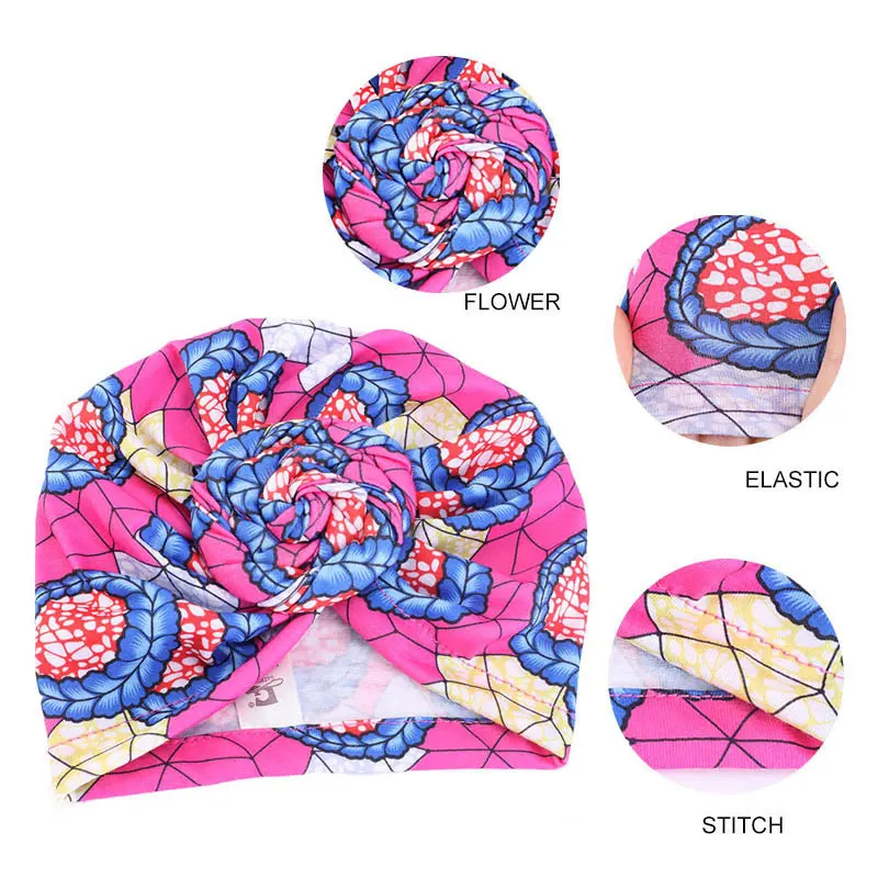 Шапка для новорожденного топ с узлом кепка детский тюрбан в индийском стиле