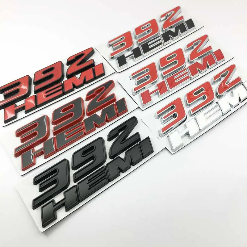 Металлическая 3d наклейка на грузовик 1 шт. модель 392 HEMI Scat эмблема значок Стайлинг