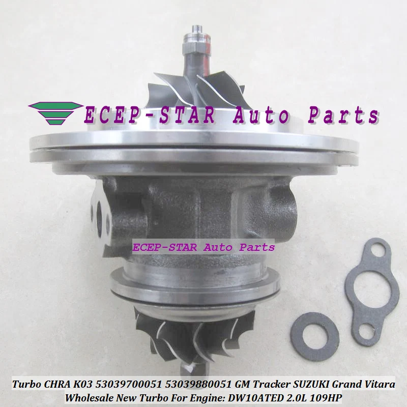 Турбо CHRA картридж Core K03 51 53039700051 53039880051 1390067G00 для Suzuki Grand Vitara трекер 2000 DW10ATED RHW RHZ