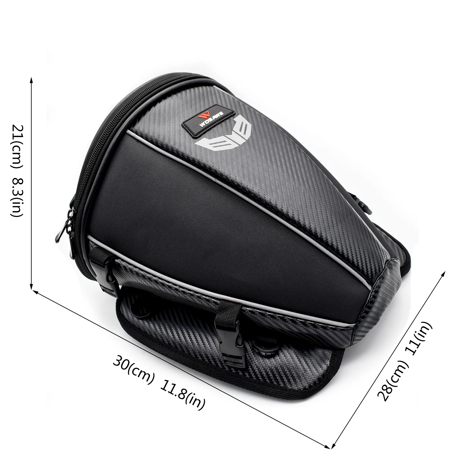 

Yetaha Motorcycles Rear Seat Bag Waterproof oxford Multifunction Shoulder Backpack Reflective Strap Motorbike Tail Bags