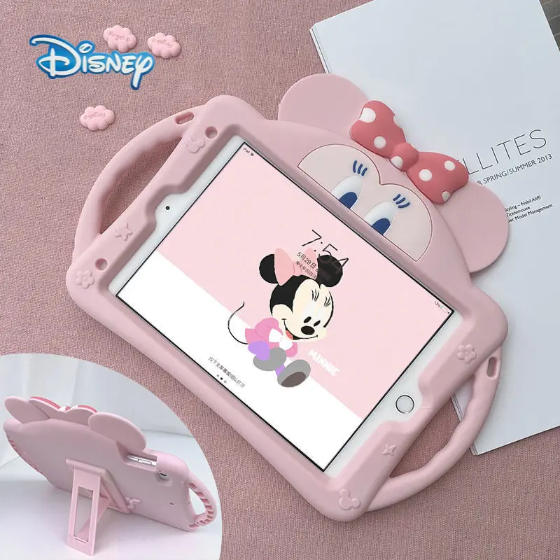 

Disney Minnie Kawaii Cover for iPad 2018/2019/2020/20219.7 Air 2 3 4 Mini 4 5 6 10.2 10.9 Tablet Soft Silicon Stand Case
