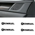 4 шт. Автомобильная звуковая эмблема наклейки для Acura Integra TL RL RSX MDX TSX RDX NSX RLX ZDX TLX ILX динамик значки аксессуары