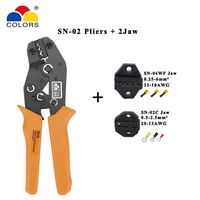crimping tools sn 02 10jaw crimp pliers jaw kit stripping wire cutters pliers for plugtubeinsulation terminals clamping tools