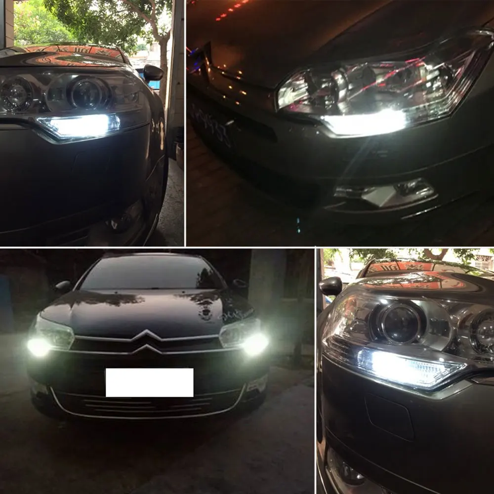 Белый 6000 К высокой мощности hp24w G4 12v led лампочки для авто peugeot пежо 3008 5008 2010 2011 2012 2013