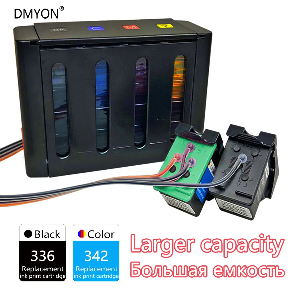 DMYON 336 342 CISS совместим с для HP 2570 2573 2575 2575a 2575v 2575xi 5440 1510 1500 C3100 C3180 D5420 6310