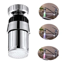 led kitchen faucet nozzle temperature color chang 360%c2%b0 aerator water saving sprayer universal non splash filter interface 22mm