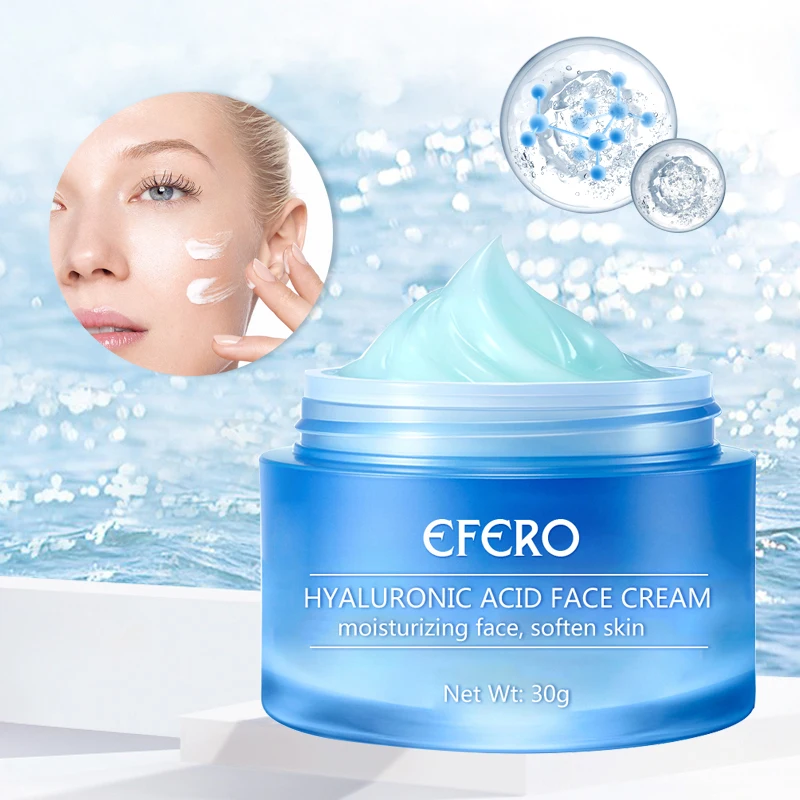 Увлажняющий крем для лица с гиалуроновой кислотой отбеливающий против старения