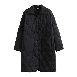 Женское однобортное пальто оверсайз, длинная парка с длинным рукавом, повседневная куртка, женская одежда, осень-зима 2020