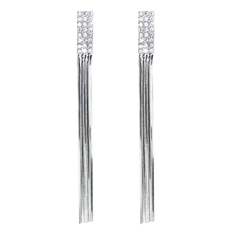 Серьги-подвески длинные золотые серьги 2020 металлические с бахромой для женщин 2018