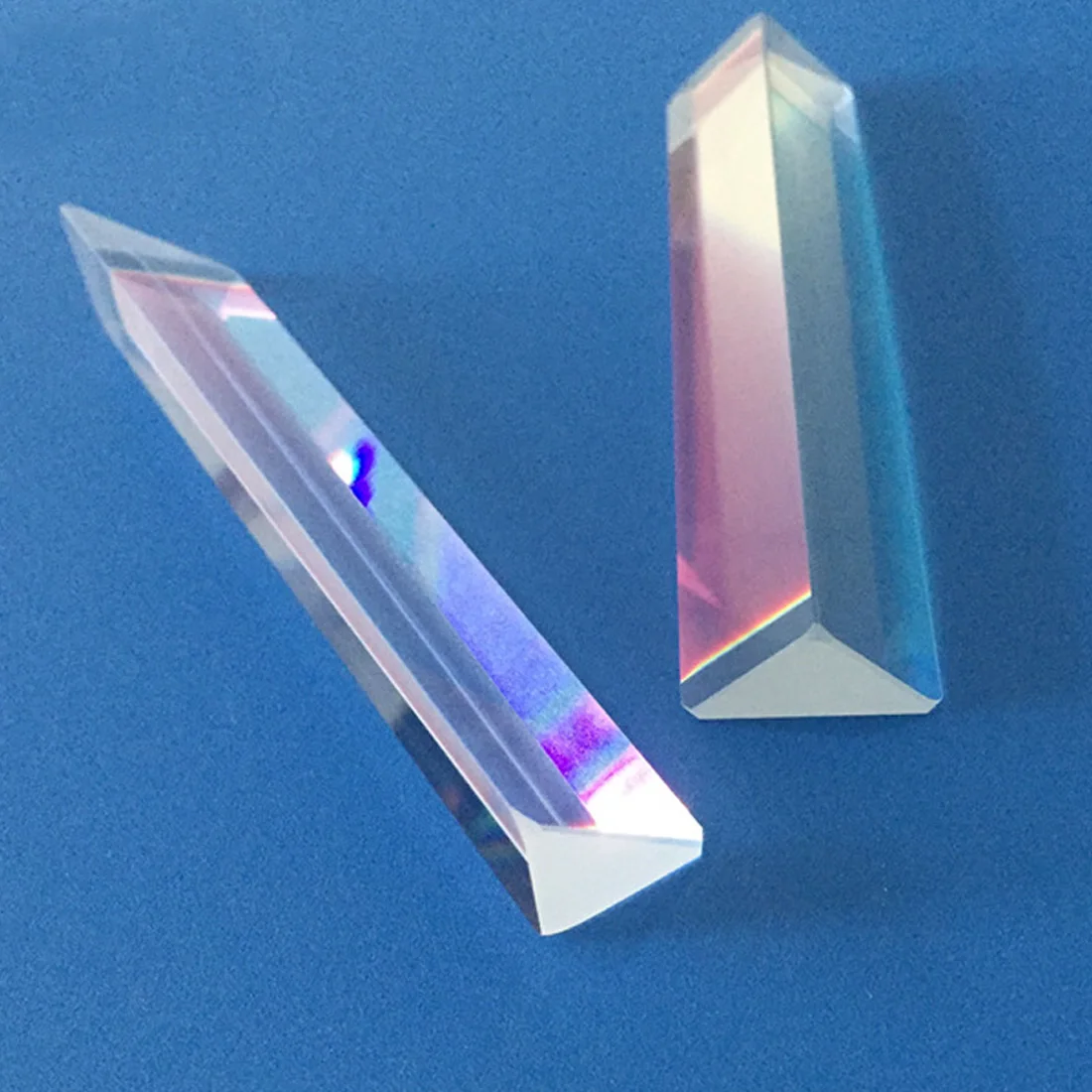 

15*15*80mm Triangular Prism To See Rainbow Size Photo Photography Seven-color Sunlight Student Optical Glass Science Experiment