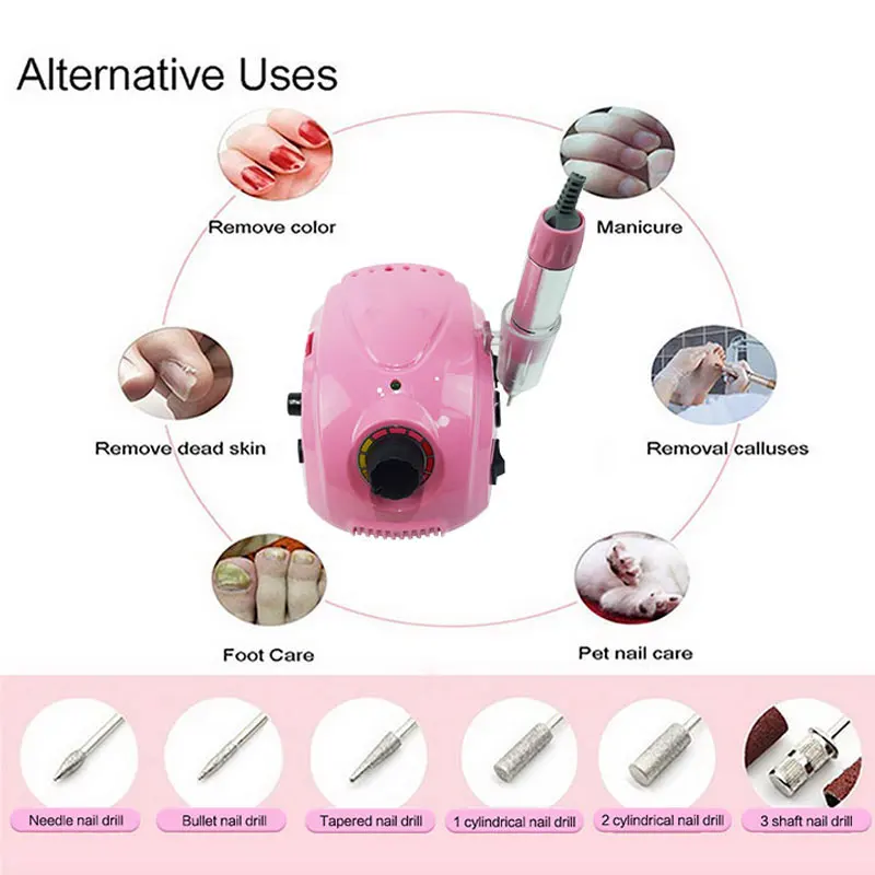 Аппарат маникюрный Электрический с аксессуарами 45 Вт 35000 об./мин.|Электрические