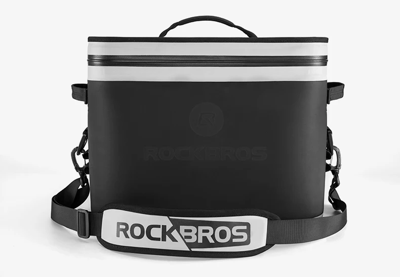 ROCKBROS мягкий охладитель может изолировать герметичный мягкий пакет охладителей водонепроницаемый мягкий двусторонний охладитель Сумка для кемпинга рыбалка дорога пляж