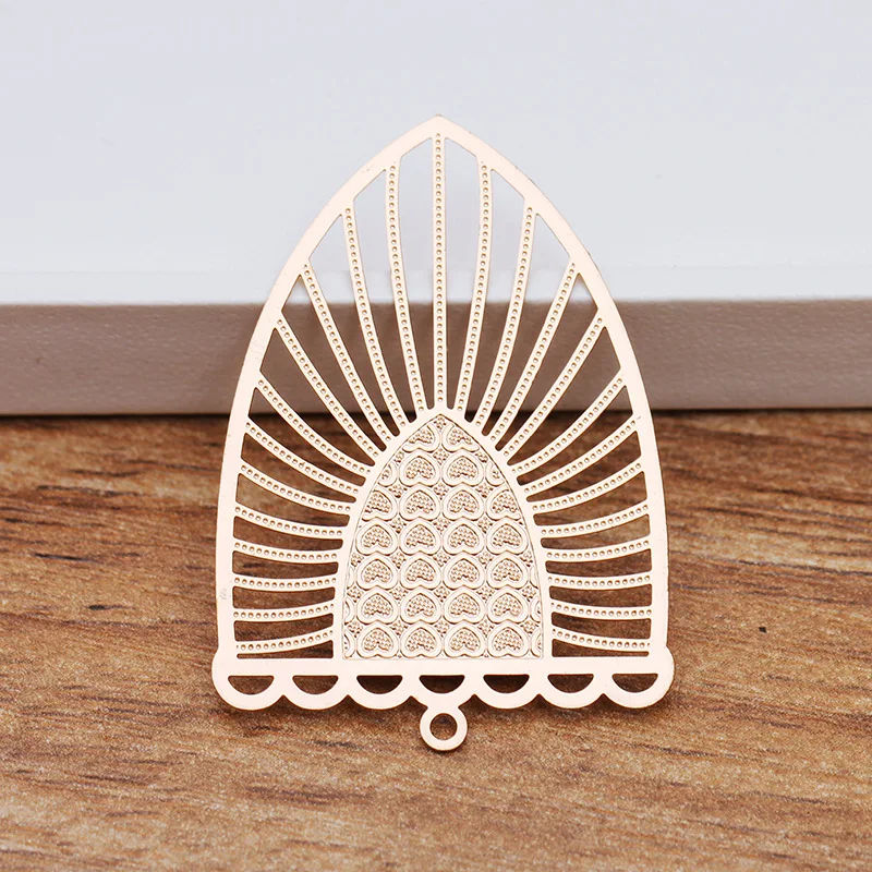 Серьги и подвески из филиграни 38x26 мм фурнитура для поделок сделай сам винтажные